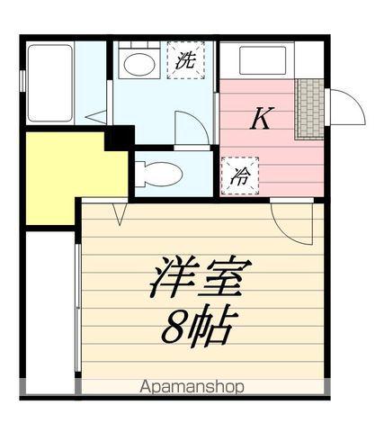 リブレアエムアールⅡ(1K/2階)の間取り写真
