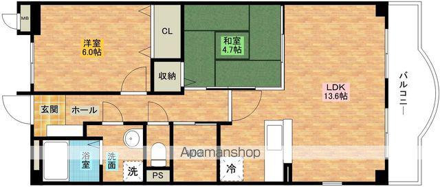 エトワールひこ(2LDK/3階)の間取り写真