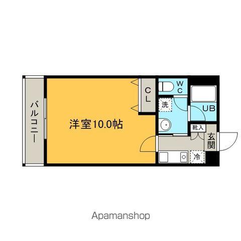 フローラステージ駅南(1K/5階)の間取り写真