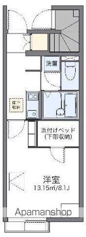 レオネクストクラインガルテン(1K/1階)の間取り写真