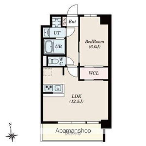 S-RESIDENCE桜本町AWESOMEなんでも乗ります(1LDK/2階)の間取り写真