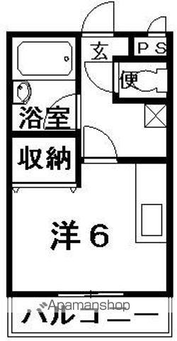 エクセレントメール(1K/2階)の間取り写真