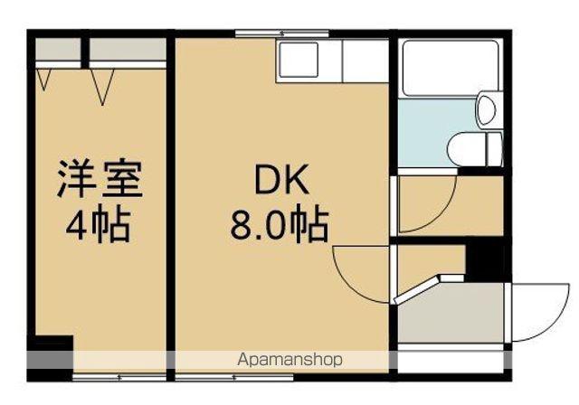 めぞんぶらんしゅ(1DK/2階)の間取り写真