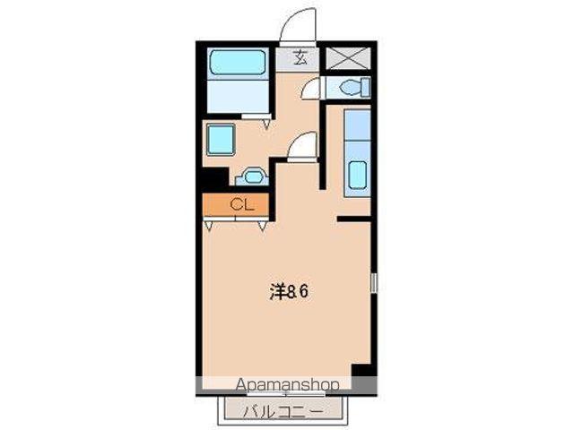 ノース CITY50(1K/2階)の間取り写真