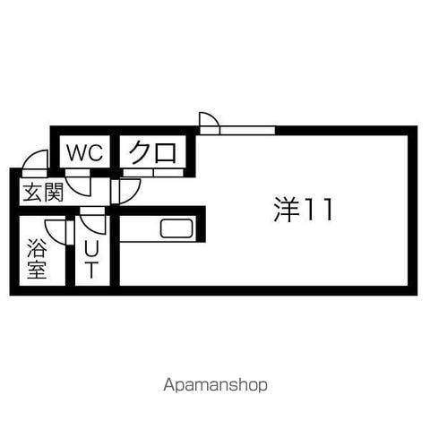 ヴィオーネ137(ワンルーム/2階)の間取り写真