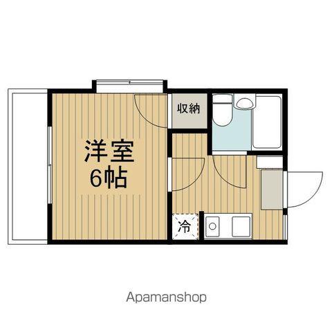 メゾンドロゼコイケ(1K/2階)の間取り写真