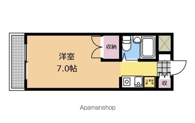 アーバンレジデンス(ワンルーム/3階)の間取り写真
