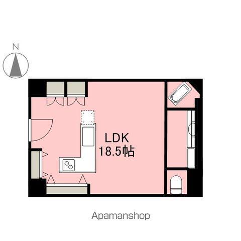 プリンセス姫ラグジュアリースイート(1K/8階)の間取り写真