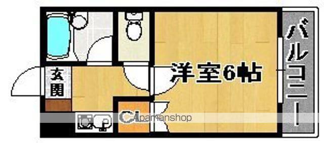 エクセレントもず(1K/2階)の間取り写真