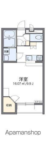 レオパレス蒼Ⅰ(1K/2階)の間取り写真