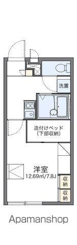 レオパレスタウンコート南矢三(1K/2階)の間取り写真