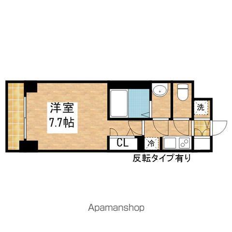 SーRESIDENCE葵1月中契約開始までAD3 ・FR2(1K/11階)の間取り写真