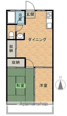 ベリーハイツ(2LDK/2階)の間取り写真
