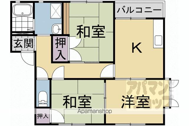 OUEST SEISE(3K/1階)の間取り写真