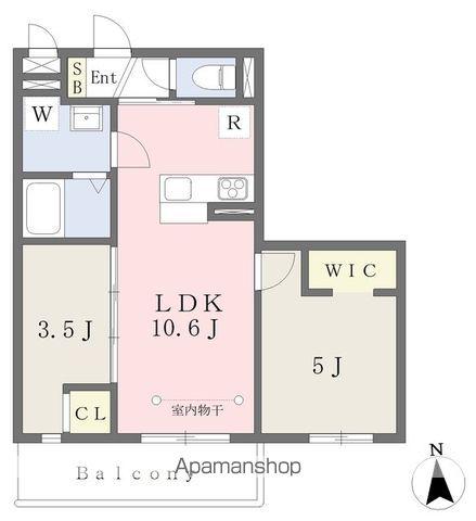 GRACE VERITE(2LDK/3階)の間取り写真