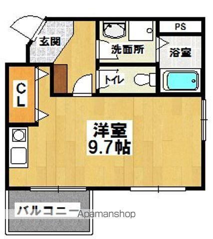 アネックス寿(ワンルーム/4階)の間取り写真