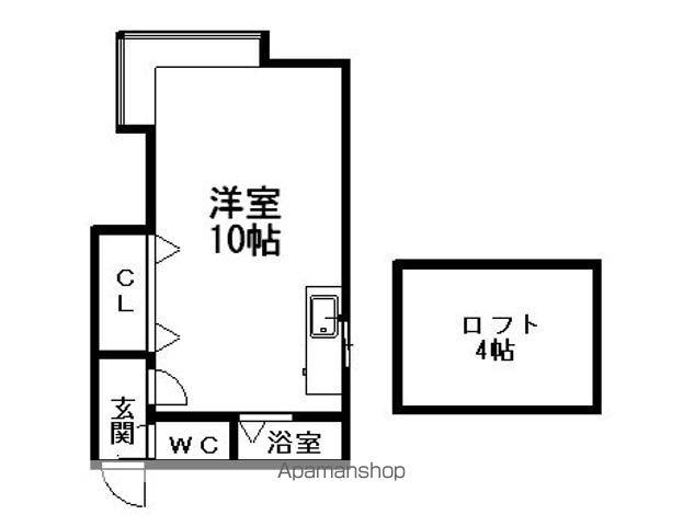 AMS新札幌Ⅱ(1LDK/3階)の間取り写真