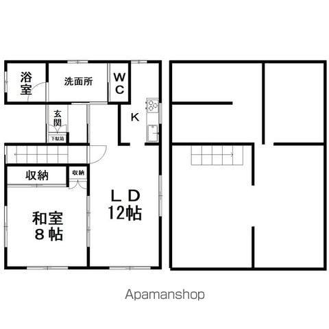 釧網本線 鱒浦駅 バス乗車時間:15分 鱒浦駅前バス停で下車 徒歩2分 1階建 築24年(1LDK)の間取り写真