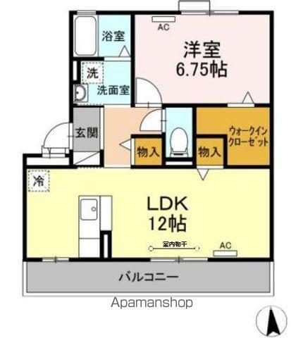 ホープM Ⅲ(1LDK/3階)の間取り写真