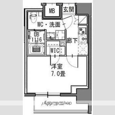S-RESIDENCE新御徒町イースト(1K/5階)の間取り写真