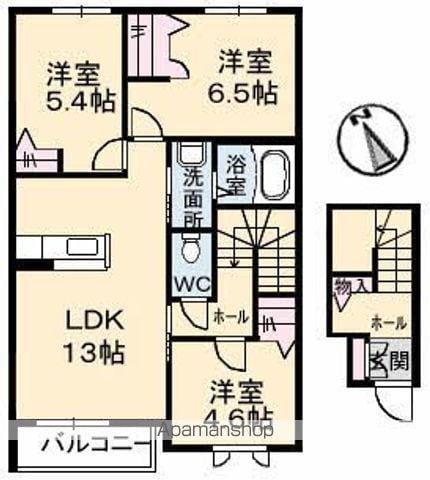 チェルシー(3LDK/2階)の間取り写真