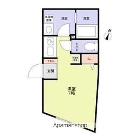 VISTA HONANCHO(ワンルーム/1階)の間取り写真