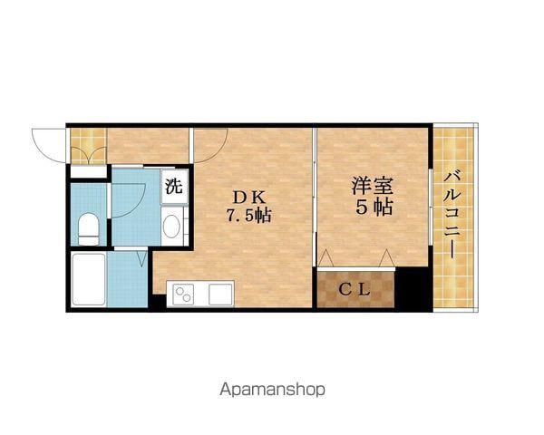 VILLETA新森公園(1DK/3階)の間取り写真