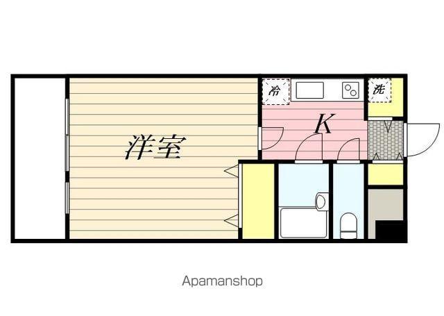 メゾン・ド・プリエール(1K/2階)の間取り写真