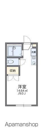 レオパレス藤本Ⅱ(1K/1階)の間取り写真