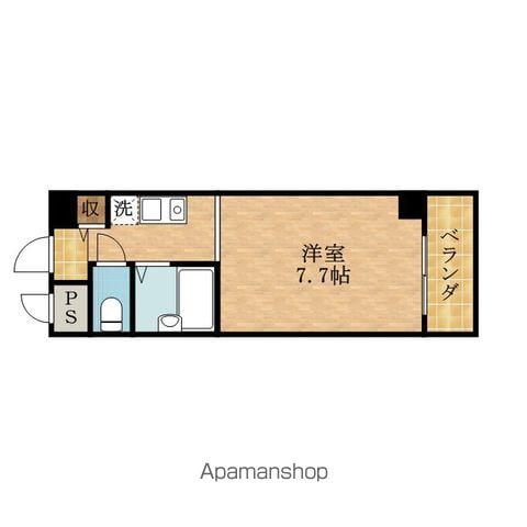 RONA GARDEN PLACE(1K/1階)の間取り写真