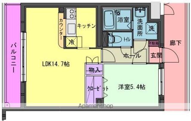 THE BOLAS(1LDK/1階)の間取り写真