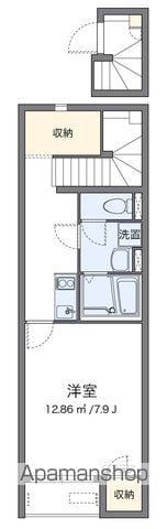 クレイノ八重(1K/2階)の間取り写真