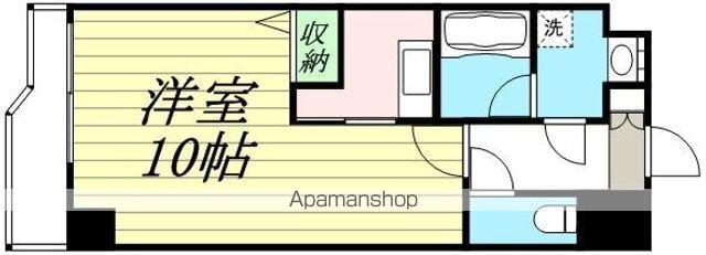 ノスタルジア(1K/4階)の間取り写真