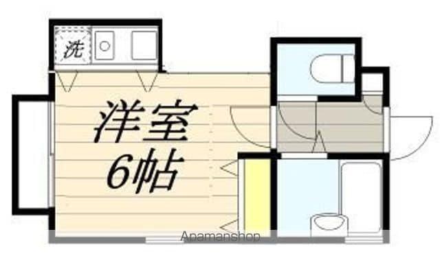 パナスK(ワンルーム/2階)の間取り写真