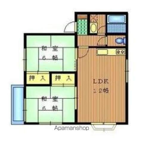 K&Kハウス(2LDK/2階)の間取り写真