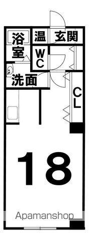 NCウイング8(1LDK/3階)の間取り写真