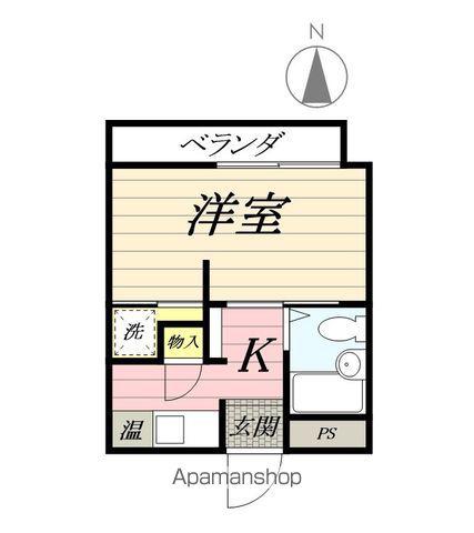 ベルトピアエグゼ岐阜羽島(1K/3階)の間取り写真