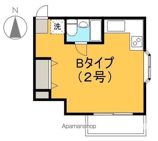 タウンズビル(ワンルーム/4階)の間取り写真