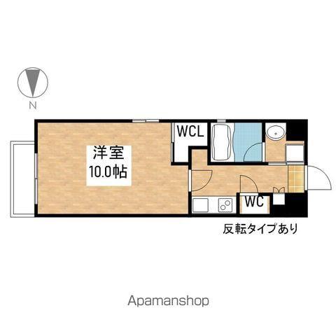 エルスタンザ栄南(1K/9階)の間取り写真