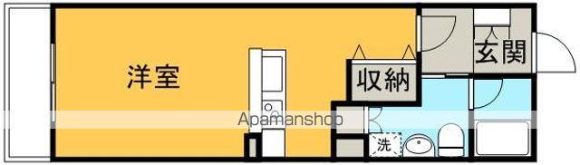 ミ・カーサ・ルシア(ワンルーム/2階)の間取り写真