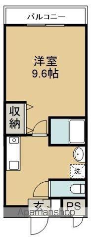 リバティマンション(1DK/5階)の間取り写真