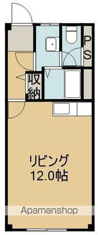 柏木ハイツ(ワンルーム/3階)の間取り写真