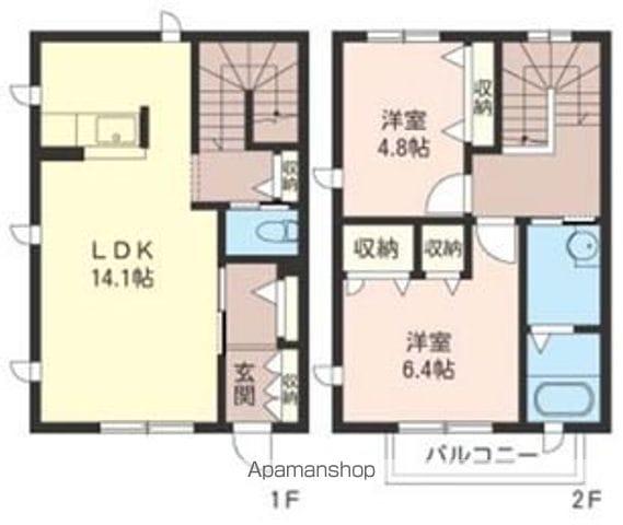 グランルーチェ(2LDK/2階)の間取り写真