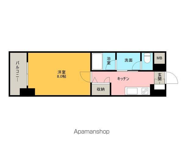 RIDGE大曾根(1K/10階)の間取り写真