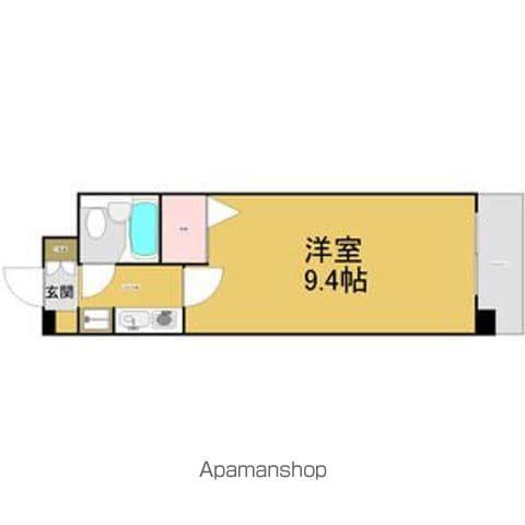 フィオーレ古出来(1K/3階)の間取り写真