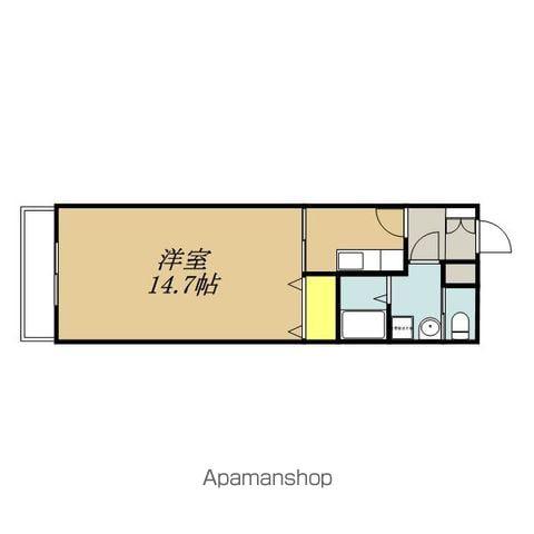 ビーバーズマンション北方(1K/3階)の間取り写真