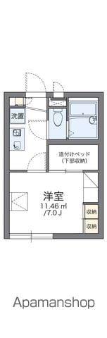 レオパレスMUTSUMI(1K/2階)の間取り写真