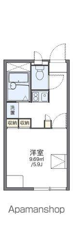 レオパレス新川Ⅱ(1K/2階)の間取り写真