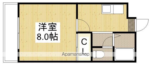 カーレジⅡ(1K/2階)の間取り写真