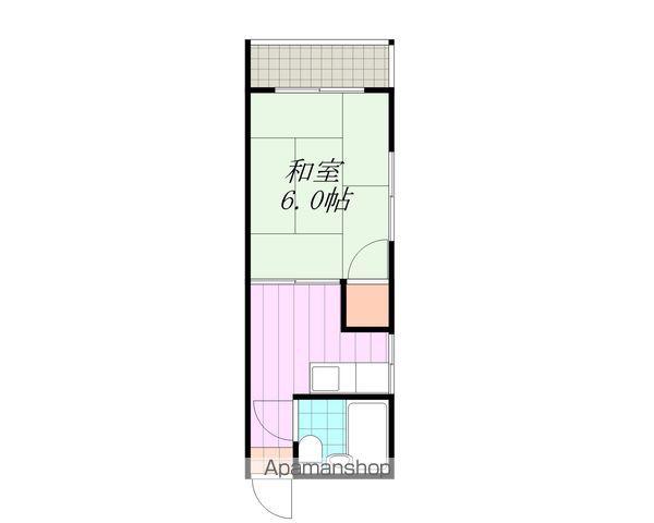 HISU桑原(1K/3階)の間取り写真